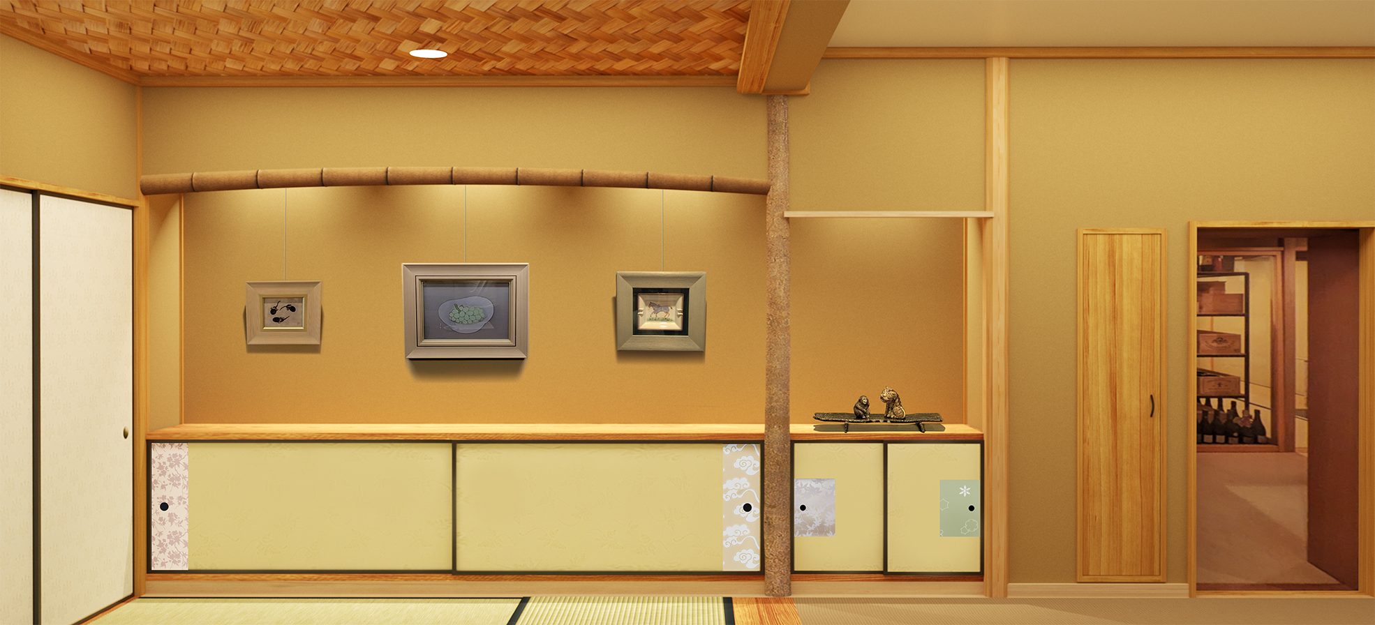 要庵西富家　エントランス・レセプトションおよび1階廊下のリニュ－アルのお知らせ（1月14日）